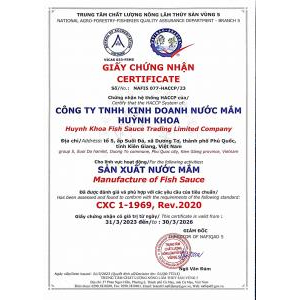 Công Ty TNHH Kinh Doanh Nước Mắm Huỳnh Khoa